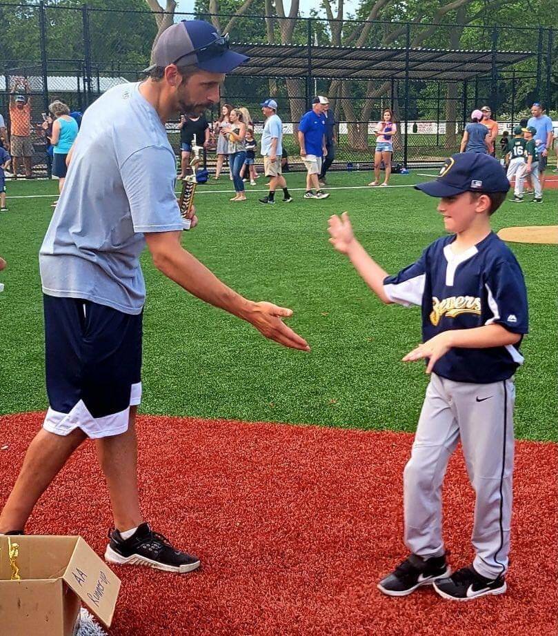 Brad Stuhler (with son Cole, 8)
Bayport
“Play your best, no matter if you win or lose.”